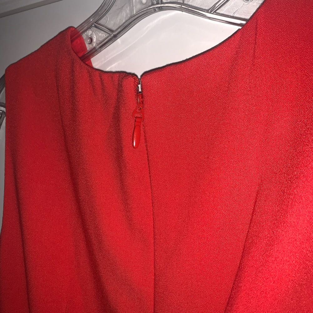 BCBGMAXAZARIA Coral Orange Red Mini Dress Women’s Size 2 Like New Condition - Picture 4 of 5